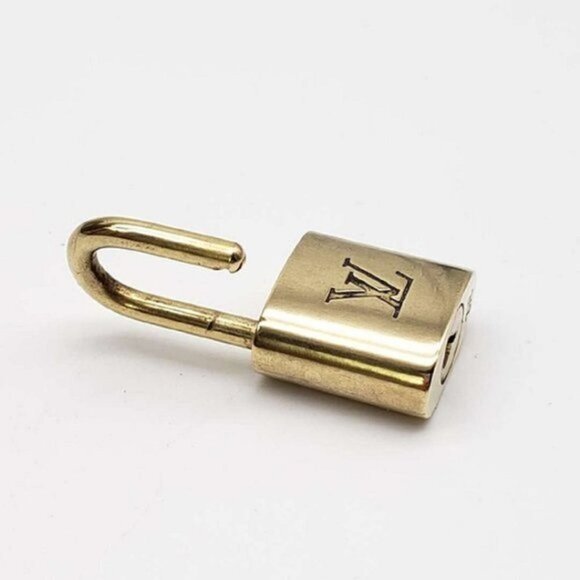 100% Authentic Louis Vuitton Gold Brash 1 Lock and 1 Key - Picture 6 of 10